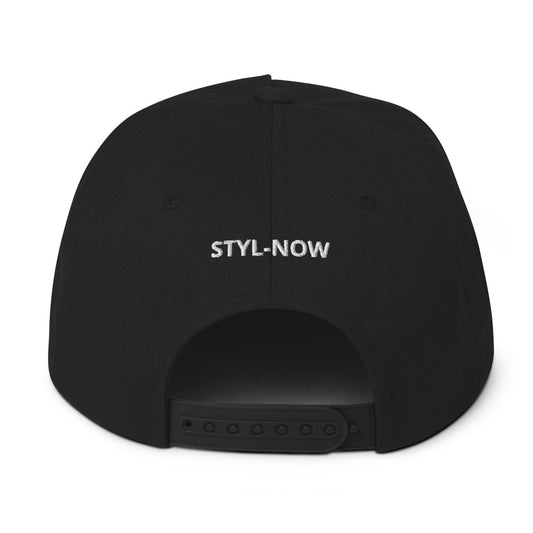 Bestickte Flat Bill-Cap "STYL-NOW - STYL-NOW