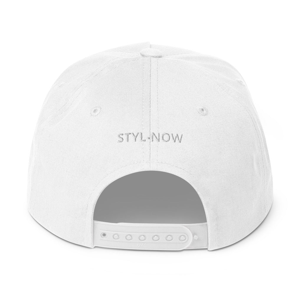 Bestickte Flat Bill-Cap "STYL-NOW - STYL-NOW
