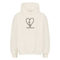 Oversized Hoodie "Gestärkt durch Liebe" Natural Raw STYL-NOW