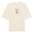 Oversized T-Shirt "Gestärkt durch Liebe" Beige STYL-NOW