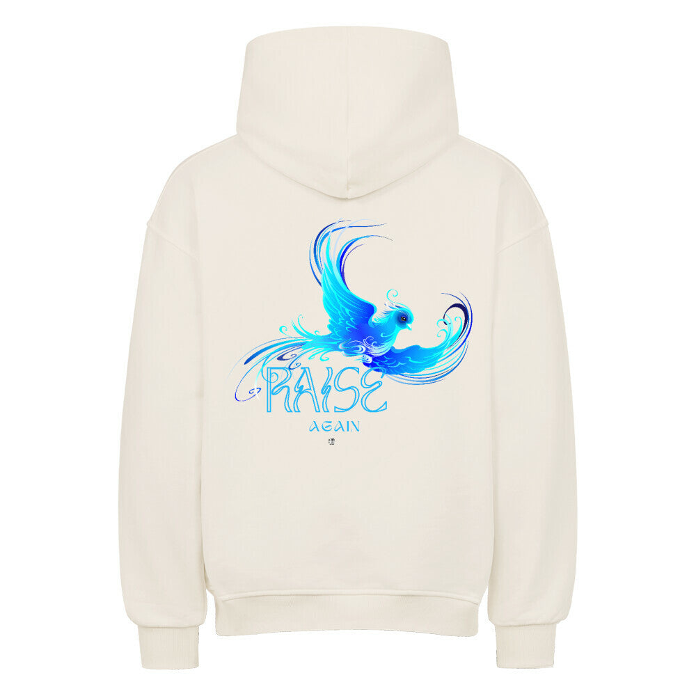 Oversized Hoodie "RISE AGAIN" Natural Raw STYL-NOW