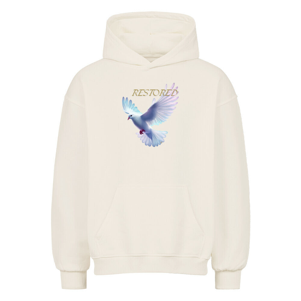 Oversized Hoodie "RESTORED" Natural Raw STYL-NOW