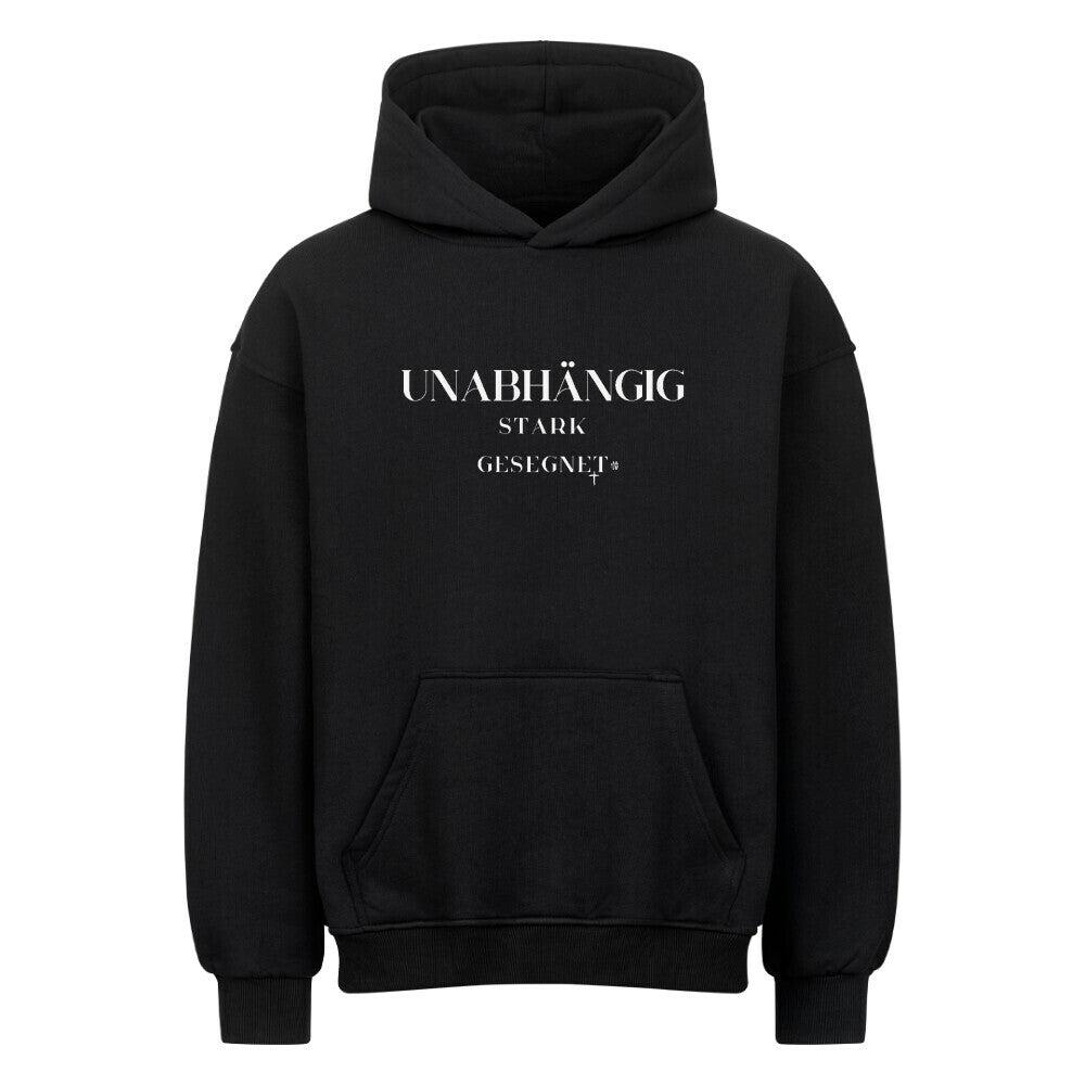 Oversized Hoodie "STARK" Schwarz STYL-NOW