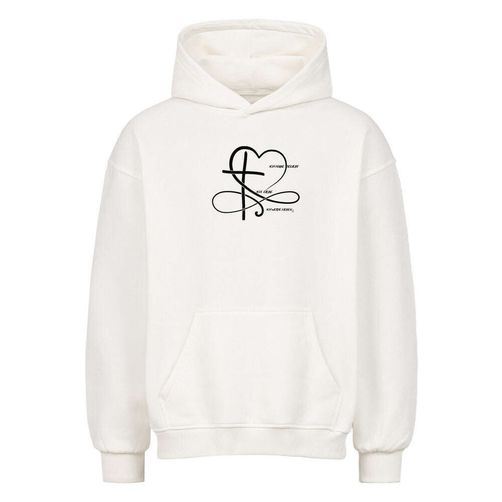 Oversized Hoodie "UNENDLICHE LIEBE" Weiß STYL-NOW