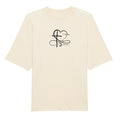 Oversized T-Shirt "UNENDLICHE LIEBE" Beige STYL-NOW