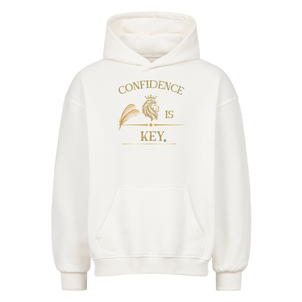 Oversized Hoodie "CONFIDENCE" Weiß STYL-NOW