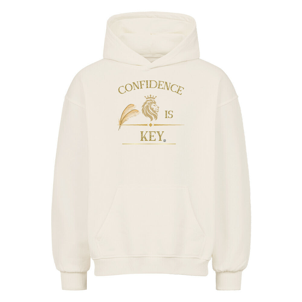 Oversized Hoodie "CONFIDENCE" Natural Raw STYL-NOW