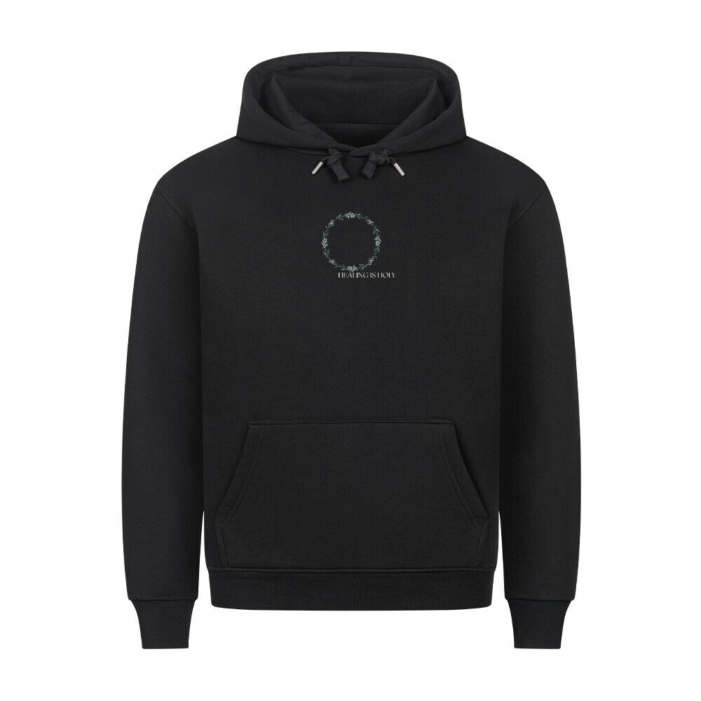 Hoodie "HEALING IS HOLY" Schwarz STYL-NOW