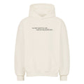 Oversized Hoodie "Nicht zu viel" Natural Raw STYL-NOW