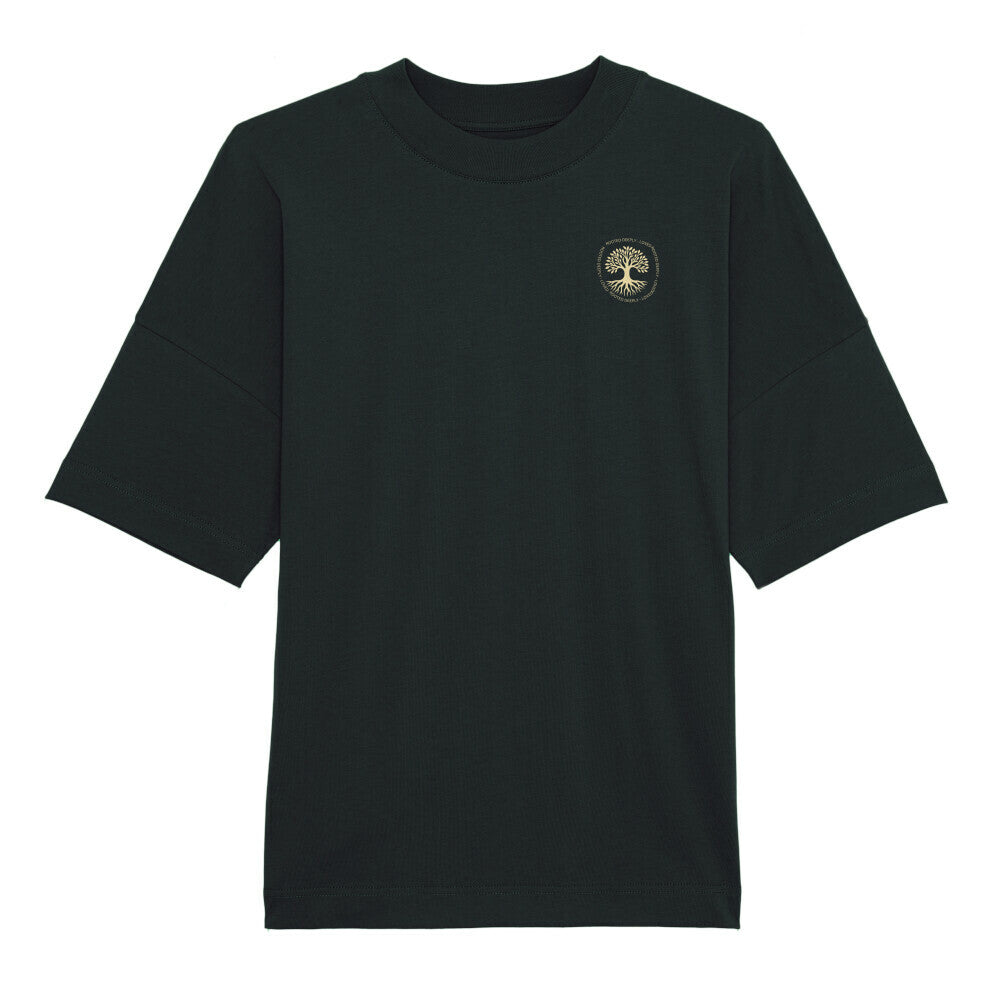 Oversized T-Shirt "LOVED" Schwarz STYL-NOW