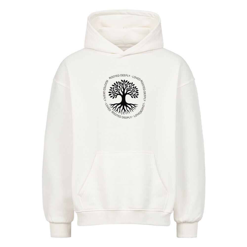 Oversized Hoodie "LOVED" Weiß STYL-NOW