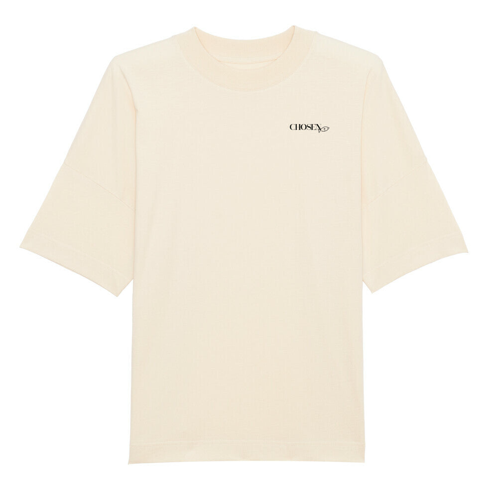 Oversized T-Shirt "CHOSEN" Beige STYL-NOW