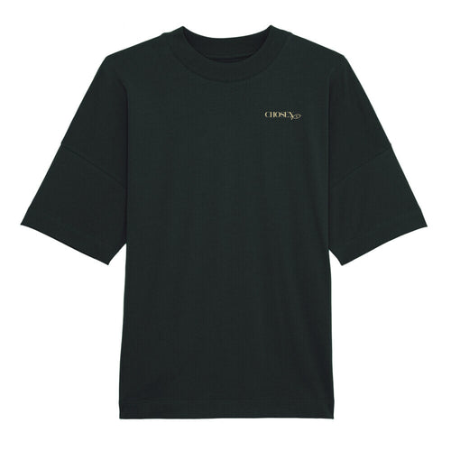 CHOSEN Oversized T-Shirt – 100% Bio-Baumwolle | STYL-NOW Schwarz STYL-NOW