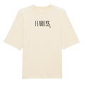 Oversized T-Shirt "FEARLESS" Beige STYL-NOW