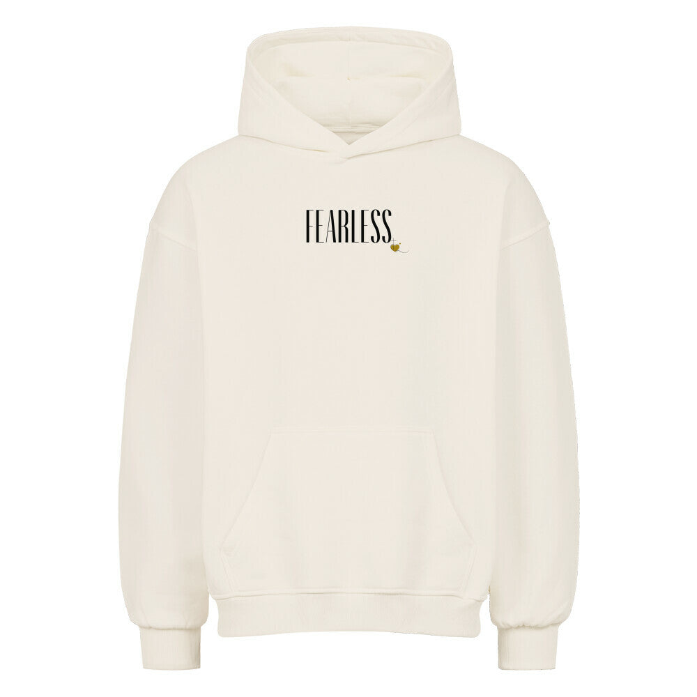 Oversized Hoodie "FEARLESS" Natural Raw STYL-NOW