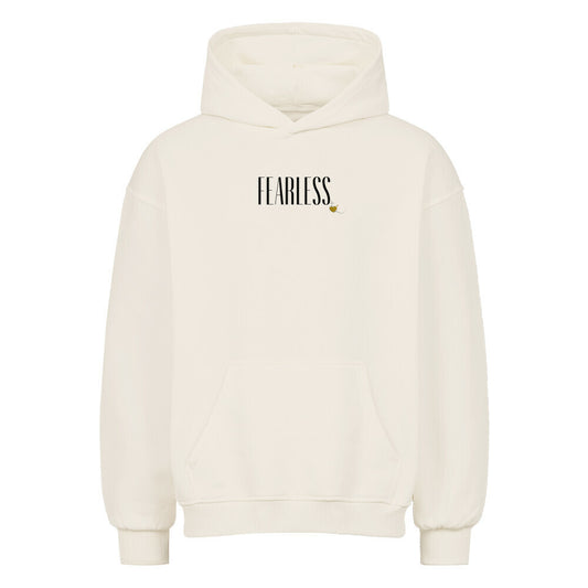 Oversized Hoodie "FEARLESS" Natural Raw STYL-NOW