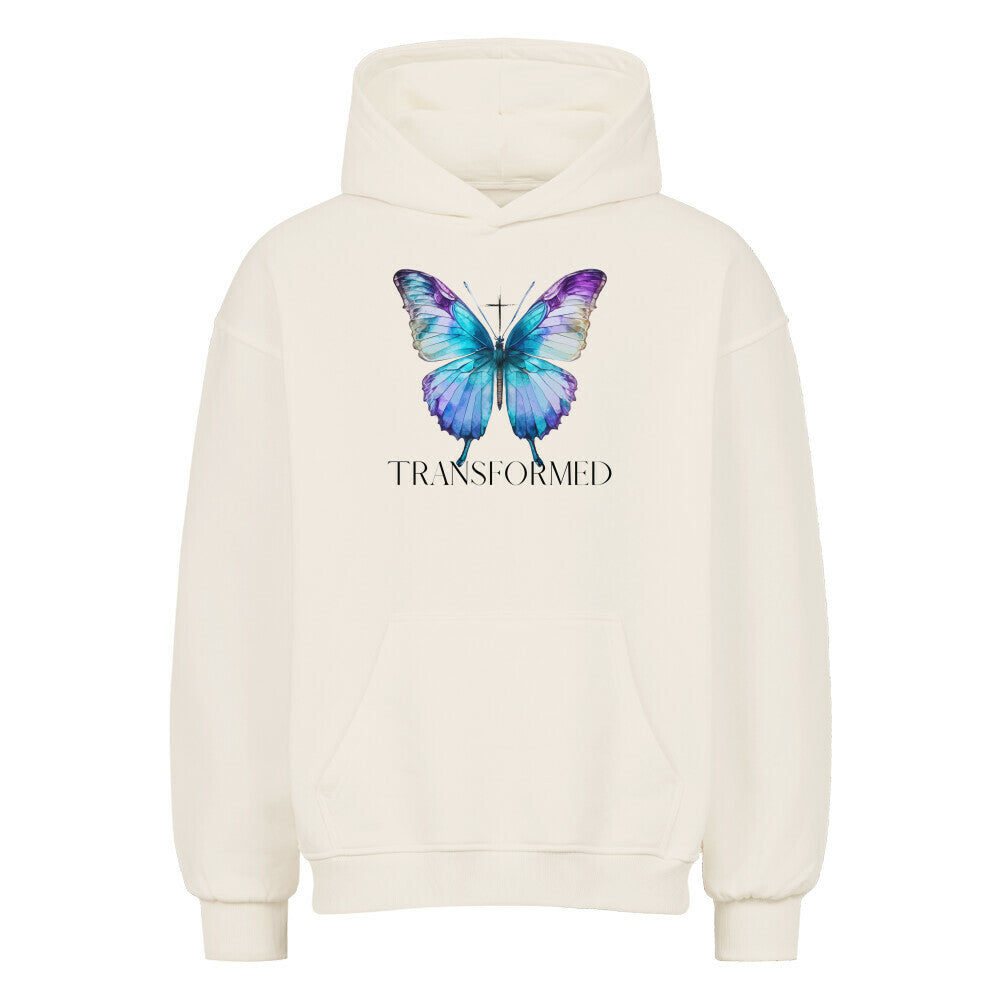 Oversized Hoodie "TRANSFORMED" Natural Raw STYL-NOW