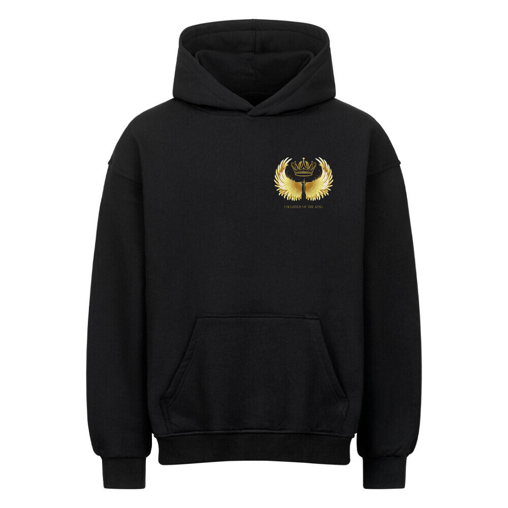 Oversized Hoodie "DAUGHTER OF THE KING" Schwarz STYL-NOW