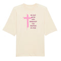 Oversized T-Shirt "ICH GEHÖRE ZU IHM" – Premium Organic Beige STYL-NOW