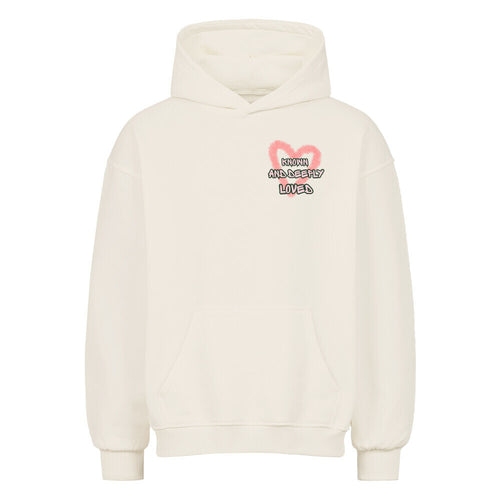 Oversized Hoodie "DEEPLY LOVED" Natural Raw STYL-NOW