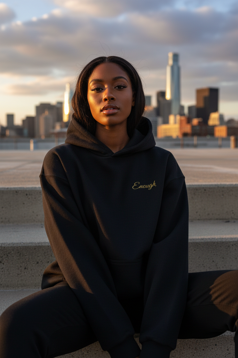 Oversized Hoodie "ENOUGH"