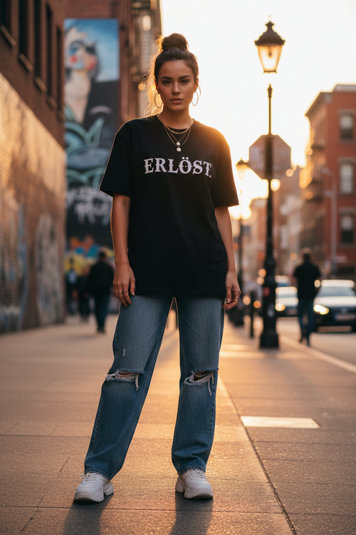 Oversized T-Shirt "ERLÖST" – Premium Organic
