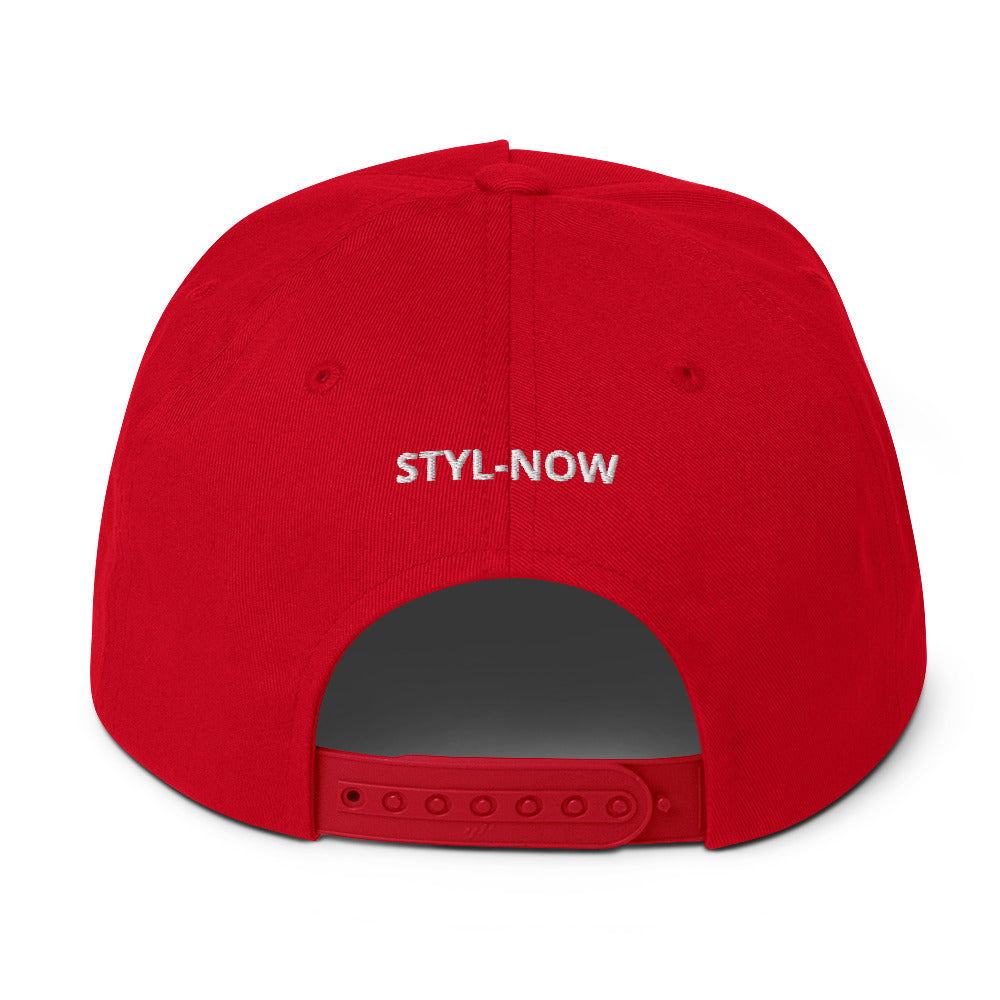 Bestickte Flat Bill-Cap "STYL-NOW