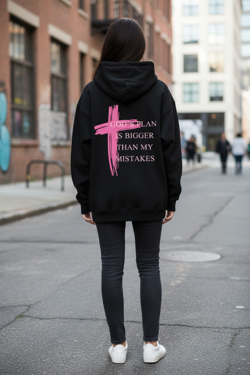 GOD'S PLAN Oversized Hoodie Backprint – Premium Qualität | STYL-NOW STYL-NOW