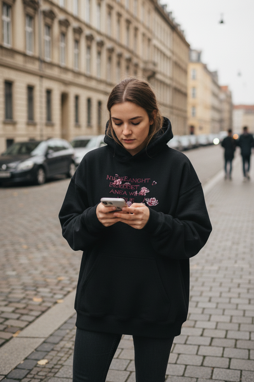 NICHT PERFEKT Oversized Hoodie – Premium Qualität | STYL-NOW STYL-NOW