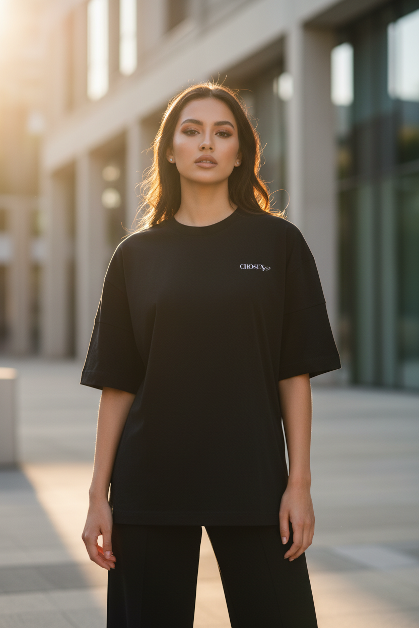 CHOSEN Oversized T-Shirt – 100% Bio-Baumwolle | STYL-NOW STYL-NOW