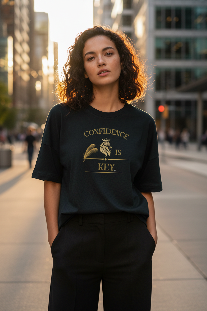Oversized T-Shirt "CONFIDENCE"