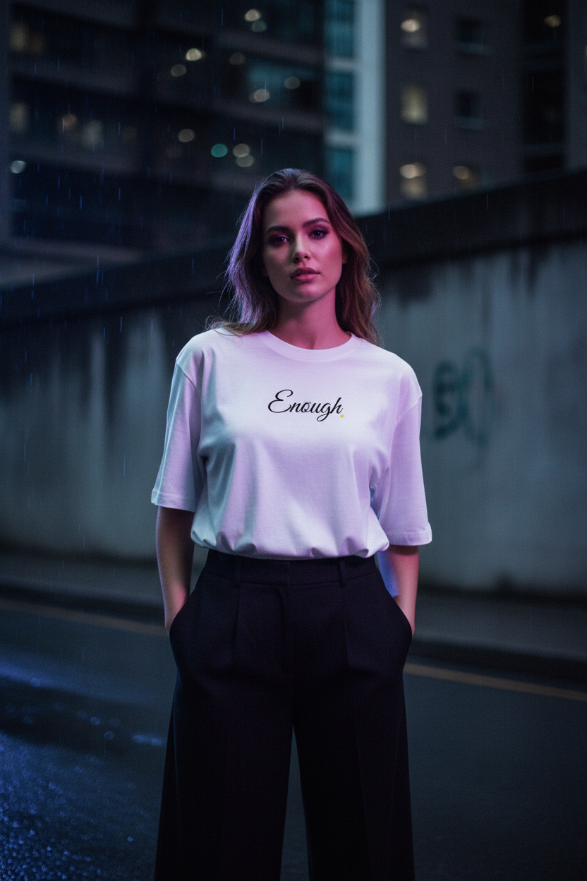 Oversized T-Shirt "YOU ARE ENOUGH"