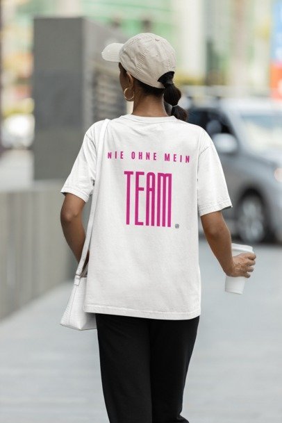 Ausgefallener Oversized Blast - NIE OHNE MEIN TEAM STYL-NOW