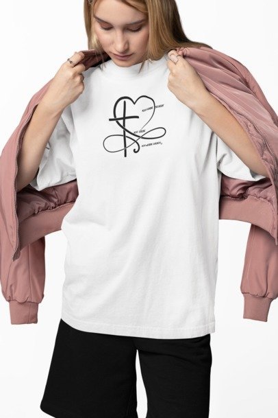 Ausgefallener Oversized Blast UNENDLICHE LIEBE