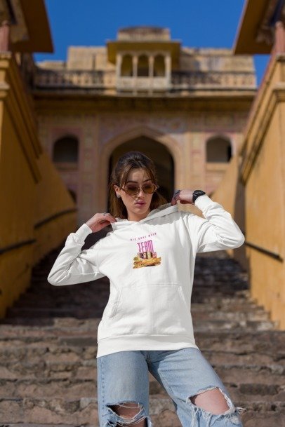 Hoodie "NIE OHNE MEIN TEAM" STYL-NOW