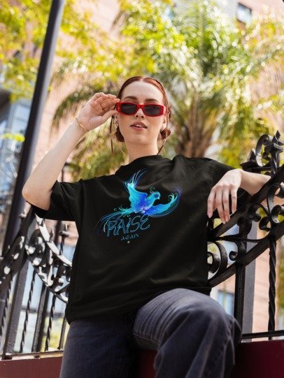 Ausgefallenes Oversized Blast RAISE AGAIN