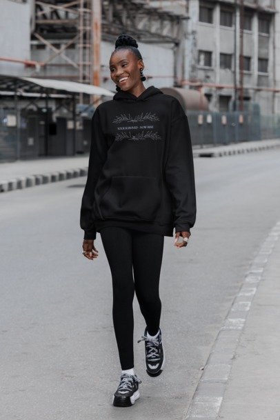 Oversized Hoodie "NOW RISE"