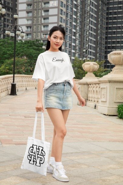 Oversized T-Shirt "YOU ARE ENOUGH" STYL-NOW