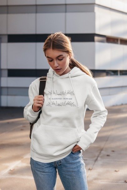 Hoodie "NOW RISE" STYL-NOW