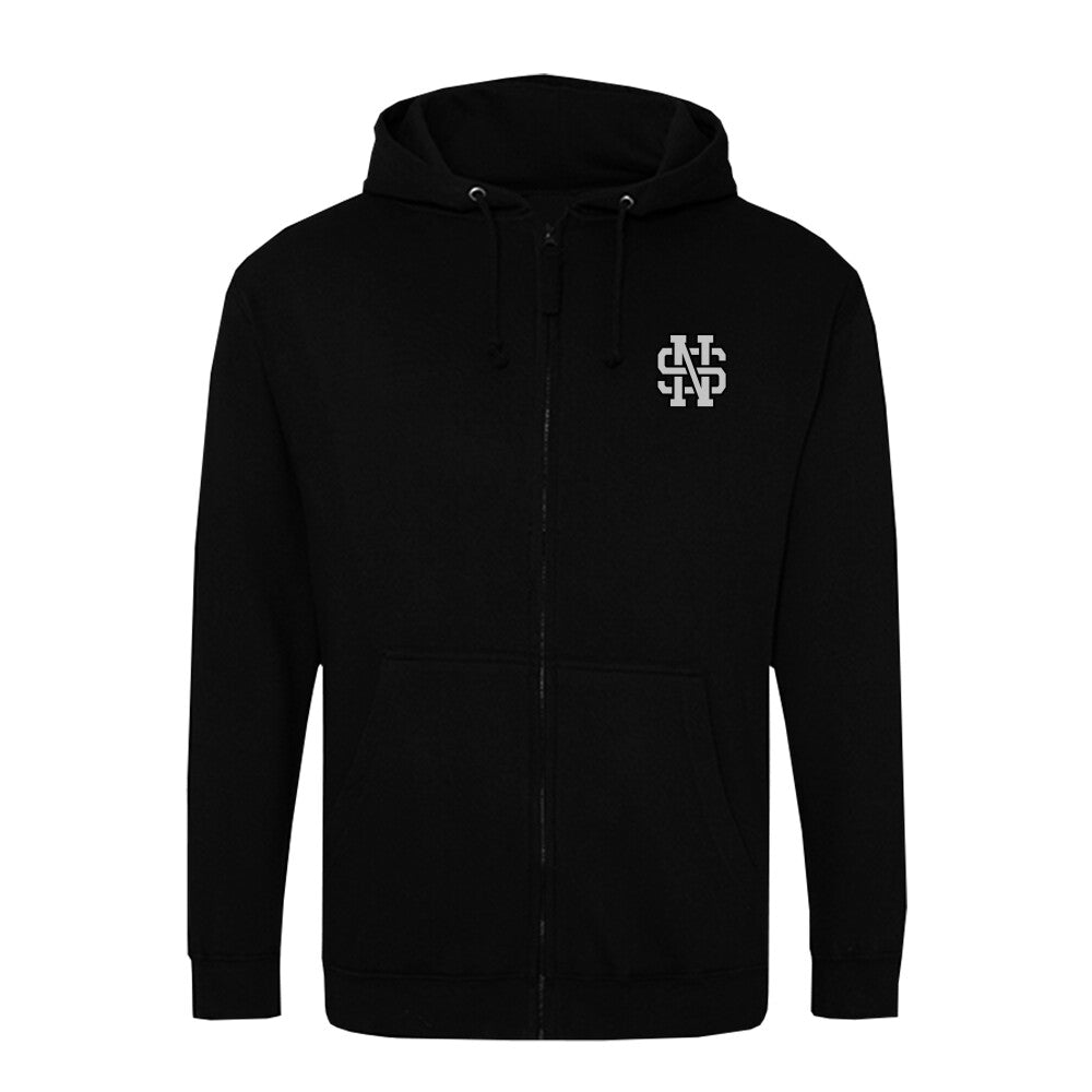 Zipper Hoodie "STYL NOW" Schwarz STYL-NOW