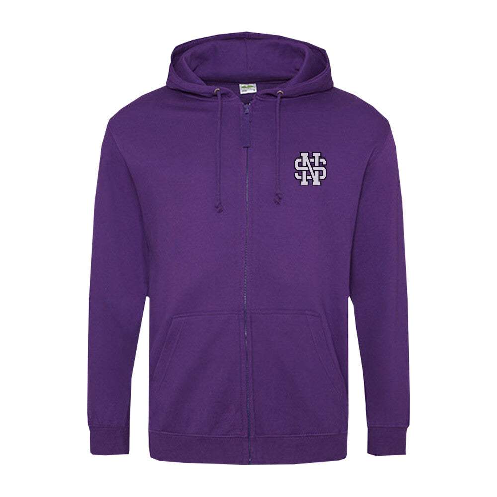 Zipper Hoodie "STYL NOW" Violet STYL-NOW