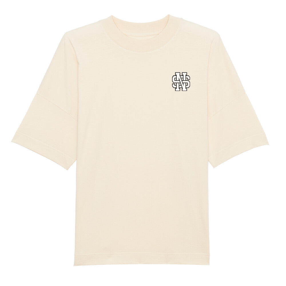Oversized T-Shirt "STYL NOW" Beige STYL-NOW