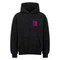 Oversized Hoodie "NIE OHNE MEIN TEAM" Schwarz STYL-NOW