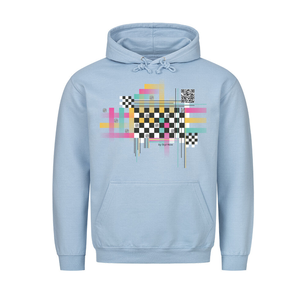 Hoodie "STYL NOW" Babyblau STYL-NOW