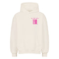 Oversized Hoodie "NIE OHNE MEIN TEAM" Natural Raw STYL-NOW