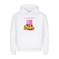 Hoodie "NIE OHNE MEIN TEAM" Weiß STYL-NOW