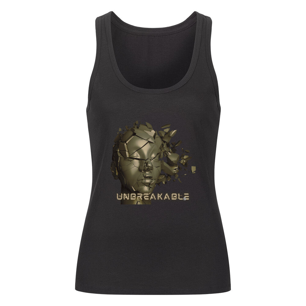 Tanktop "UNBREAKABLE" Schwarz STYL-NOW