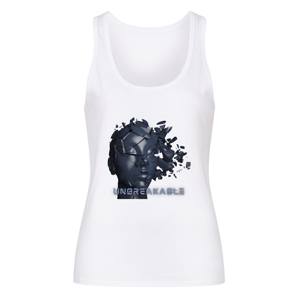 Tanktop "UNBREAKABLE" Weiß STYL-NOW