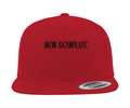 Snapback Cap "Mein Komplize" - Schwarze Schrift red One Size STYL-NOW